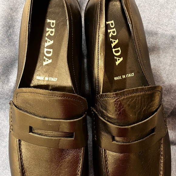New mens size 10 Prada loafers. Excellent condition. - Picture 2 of 6